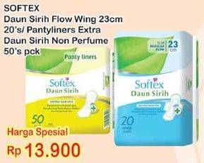 Promo Harga Daun Sirih 23cm 20s/ Pantyliner Daun Sirih 50s  - Indomaret