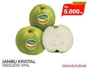 Promo Harga Sunpride Jambu Crystal Seedless  - Indomaret