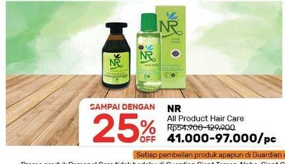 Promo Harga NR All Product Hair Care  - Guardian