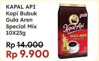 Promo Harga Kapal Api Kopi Bubuk Special Mix Gula Aren per 10 sachet 23 gr - Indomaret