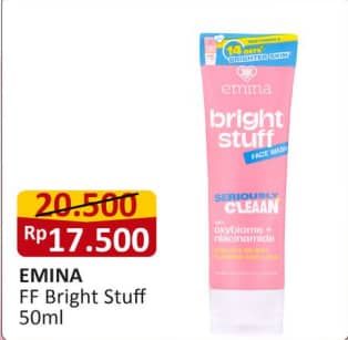 Promo Harga Emina Bright Stuff Face Wash 50 ml - Alfamart