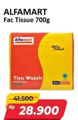 Promo Harga Alfamart Facial Tissue 700 gr - Alfamart