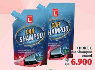Promo Harga CHOICE L Car Shampoo 800 ml - LotteMart