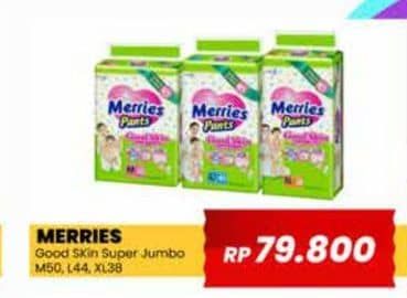 Promo Harga Merries Pants Good Skin M50, L44, XL38 38 pcs - Yogya