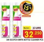 Promo Harga 3M SCOTCH BRITE Bottle Cleanser  - Superindo