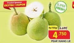 Promo Harga Pear Xiang Lie per 100 gr - Superindo