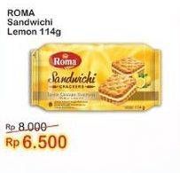 Promo Harga ROMA Sandwich Lemon 114 gr - Indomaret