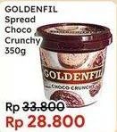Promo Harga Goldenfil Selai Choco Crunchy 350 gr - Indomaret