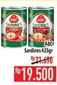 Promo Harga ABC Sardines 425 gr - Hypermart