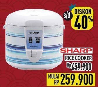 Promo Harga Sharp Rice Cooker  - Hypermart