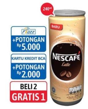 Promo Harga Nescafe Ready to Drink 240 ml - Alfamidi