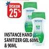 Promo Harga INSTANCE Hand Sanitizer Gel 60 ml - Hypermart