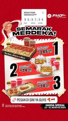 Promo Harga Semarak MErdeka  - Pizza Hut