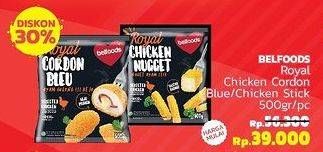 Promo Harga BELFOODS Royal Nugget Cordon Bleu, Chicken Nugget Stick 500 gr - LotteMart