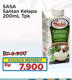 Promo Harga Sasa Santan Cair 200 ml - Indomaret