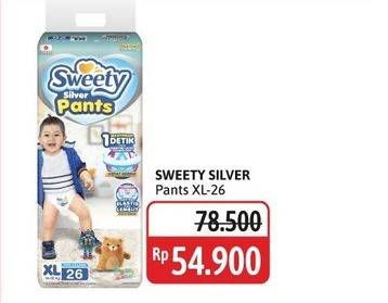 Promo Harga Sweety Silver Pants XL26 26 pcs - Alfamidi