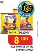 Promo Harga BLUE BAND Rice Mix Ayam, BBQ 200 gr - Superindo