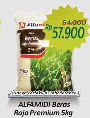Promo Harga Alfamidi Beras Rojo Premium 5000 gr - Alfamidi