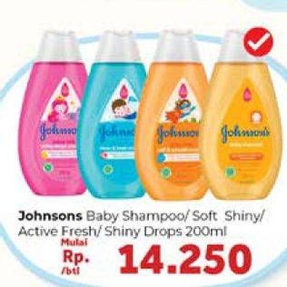 Promo Harga JOHNSONS Baby Shampoo 200 ml - Carrefour