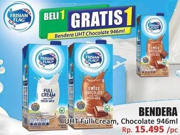 Promo Harga Frisian Flag Susu UHT Purefarm Swiss Chocolate 946 ml - Hari Hari