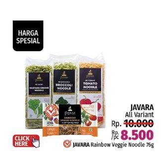Promo Harga Javara Noodle  - LotteMart