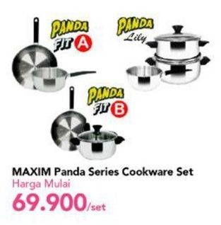 Promo Harga MAXIM Peralatan Masak Panda Series  - Carrefour