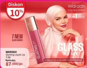 Promo Harga Wardah Glasting Liquid Lip  - Guardian