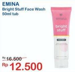 Promo Harga EMINA Bright Stuff Face Wash 50 ml - Indomaret