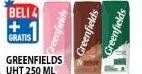 Promo Harga GREENFIELDS UHT Choco Malt, Full Cream, Strawberry 250 ml - Hypermart