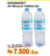 Promo Harga INDOMARET Air Mineral 1500 ml - Indomaret