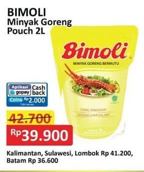 Promo Harga Bimoli Minyak Goreng 2000 ml - Alfamart