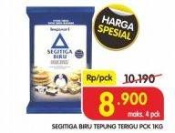 Promo Harga Bogasari Tepung Terigu Segitiga Biru 1 kg - Superindo