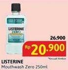 Promo Harga Listerine Mouthwash Antiseptic Zero 250 ml - Alfamidi