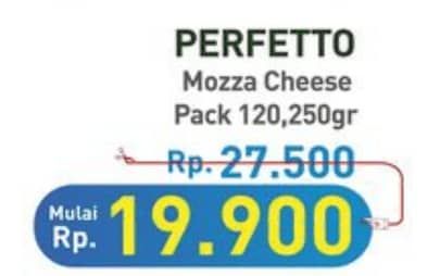 Promo Harga Perfetto Keju Mozzarella 120 gr - Hypermart