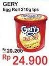 Promo Harga GERY Egg Roll 210 gr - Indomaret