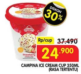 Promo Harga Campina Ice Cream Cake Series 350 ml - Superindo