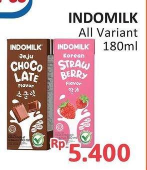 Promo Harga Indomilk Korean Series All Variants 180 ml - Alfamidi