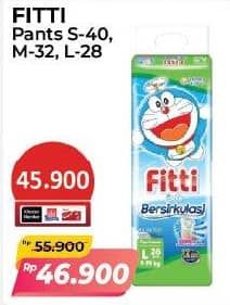 Promo Harga Fitti Pants S40, M32, L28 28 pcs - Alfamart