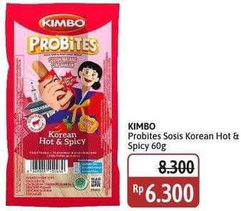 Promo Harga Kimbo Probites Korean Hot Spicy 60 gr - Alfamidi