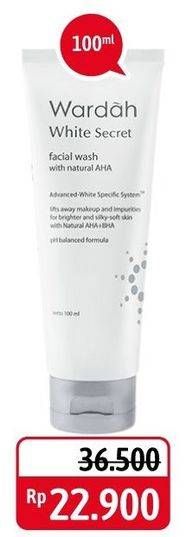 Promo Harga WARDAH White Secret Facial Wash 100 ml - Alfamidi