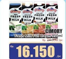 Promo Harga CIMORY Fresh Milk Full Cream 950 ml - Hari Hari