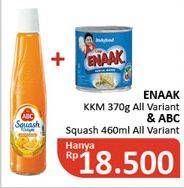 Promo Harga Enaak KKM + ABC Syrup Squash  - Alfamidi