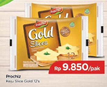 Promo Harga PROCHIZ Gold Slices 12 pcs - TIP TOP