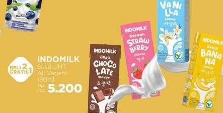 Promo Harga Indomilk Korean Series All Variants 180 ml - LotteMart