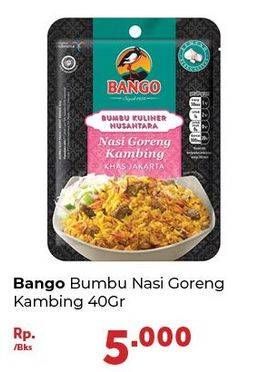 Promo Harga BANGO Bumbu Kuliner Nusantara Nasi Goreng Kambing 40 gr - Carrefour