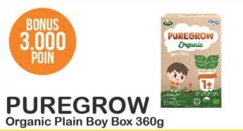 Promo Harga ARLA Puregrow Organic 1+ Boy 360 gr - Alfamart