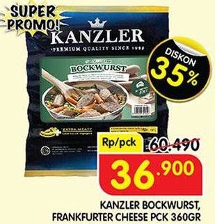 Promo Harga KANZLER Bockwurst, Frankfurter Cheese  - Superindo