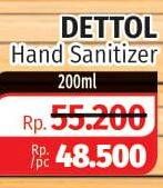 Promo Harga DETTOL Hand Sanitizer Original 200 ml - Lotte Grosir