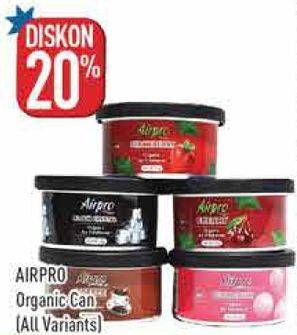 Promo Harga Airpro Organic Air Freshener All Variants 42 gr - Hypermart