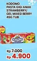 Promo Harga Kodomo Pasta Gigi Strawberry, Mixed Berries 45 gr - Indomaret